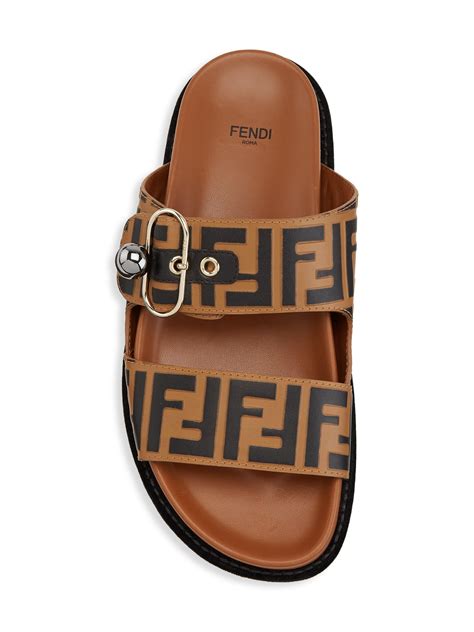 fendi flat sandals